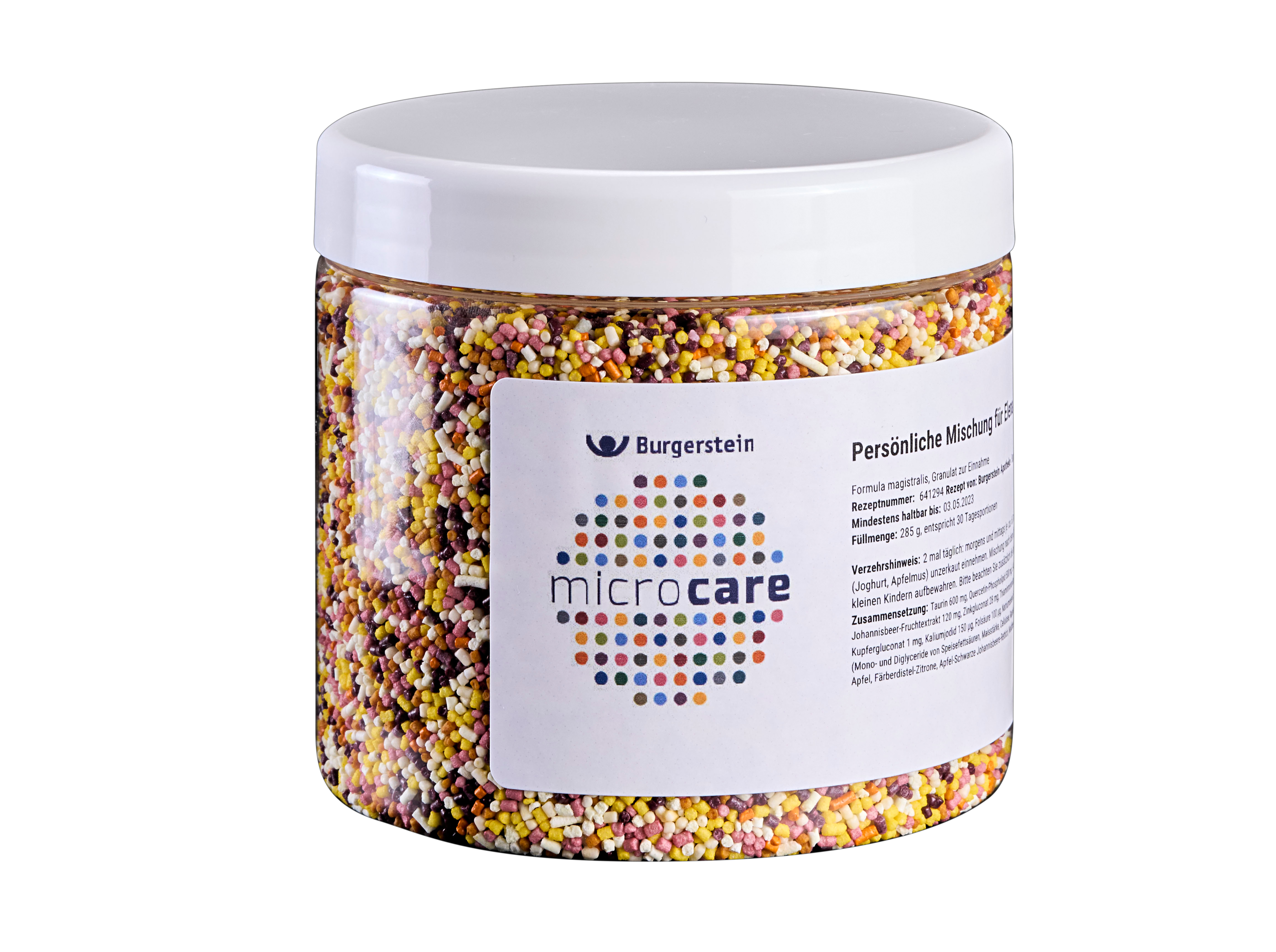 Burgerstein microcare® » individuelle Mikronährstoff-Mischungen von Burgerstein Vitamine