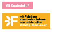 Loghi: Folic Acid Foundation e Quatrefolic