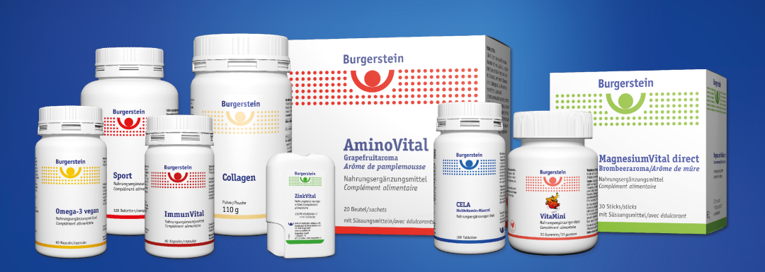 Eine Range an Burgerstein Produkte