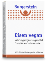 Bild von der Packung von Burgerstein Eisen vegan