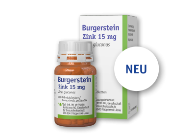 Burgerstein Zink 15 mg » Mikronährstoffe von Burgerstein Vitamine