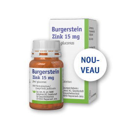 Burgerstein Zinc 15 mg » Micronutriments de Burgerstein Vitamine