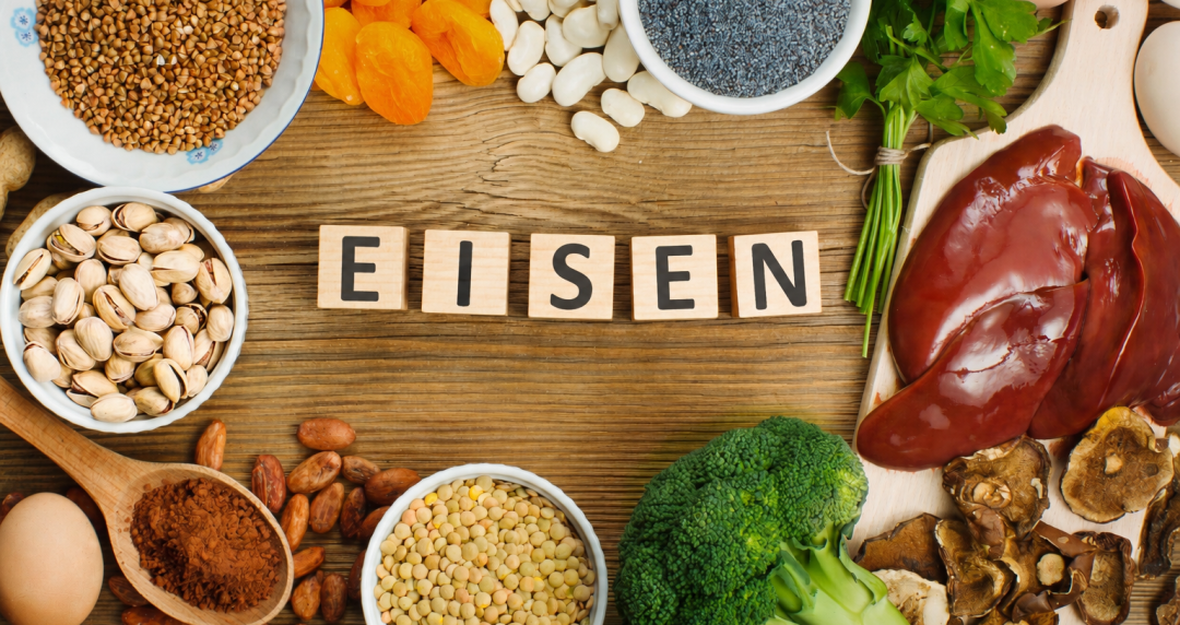 Nahrungsmittel die reich an Eisen sind