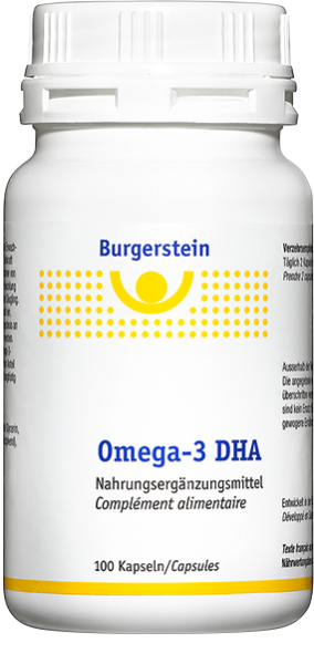Abbildung Dose Burgerstein Omega-3 DHA