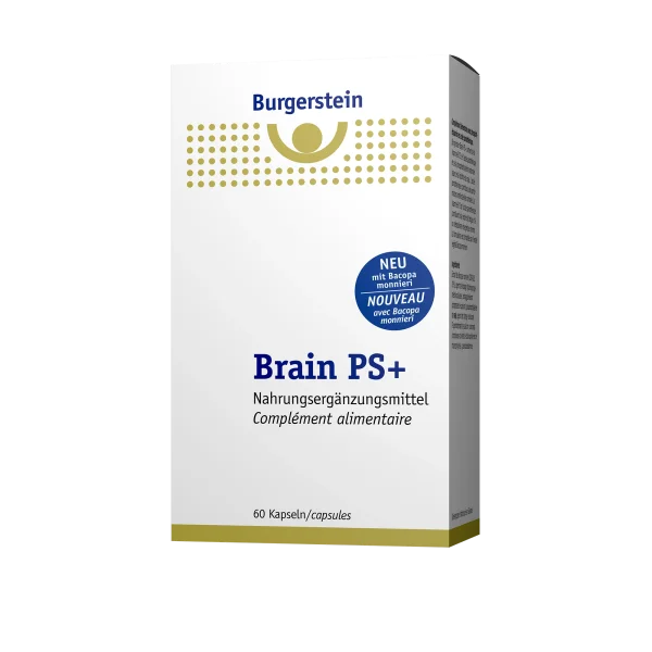 Abbildung der Verpackung von Burgerstein Brain PS+