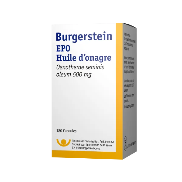 Photo du produit : Burgerstein EPO, gélules à l\'huile d\'onagre