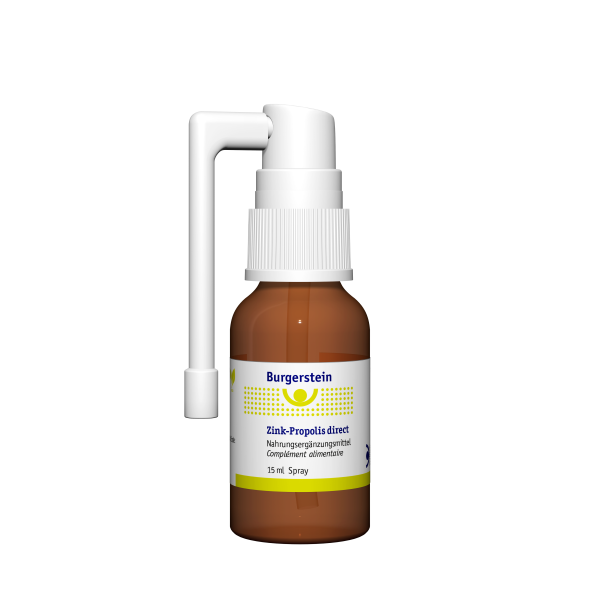 Illustration de l\'emballage de Burgerstein Zinc-Propolis direct