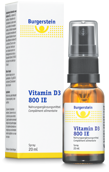 Burgerstein Vitamin D3 800 IE
