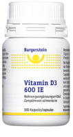 Burgerstein Vitamin D3 600 IE » Mikronährstoffe von Burgerstein Vitamine