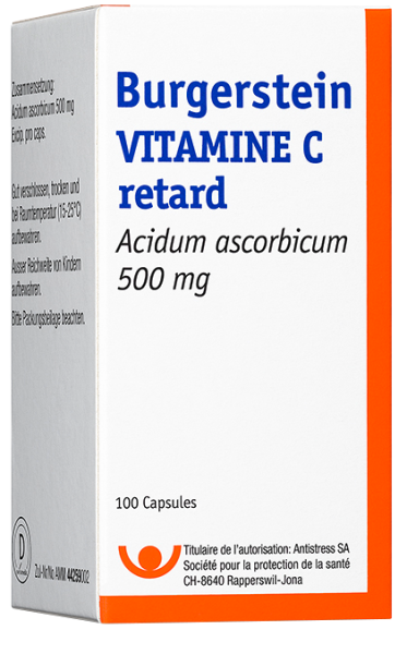 Burgerstein Vitamine C retard » Micronutriments de Burgerstein Vitamine
