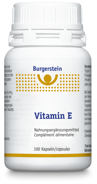 Produktbild Burgerstein Vitamin E - Nahrungsergänzung mit natürlichem Vitamin E
